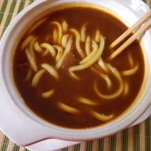 簡単！レトルトカレーでカレーうどん